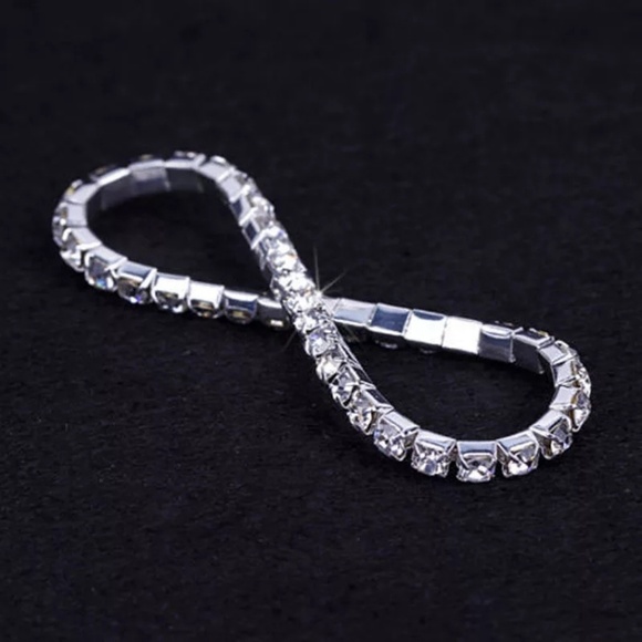 Rhinestone Stretch Stacking Bracelets - Picture 3 of 8